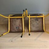 Paire de chaises d'écolier
