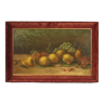 Peinture signée italienne Nature morte aux fruits du XXème siècle