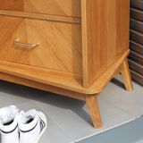 Vintage wardrobe compass feet