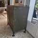 Buffet industriel acier vintage années 60/70 – meuble d’atelier authentique
