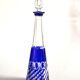 SAINT-LOUIS Metra Carafe in double-layered cobalt blue crystal – liqueur H31.5cm