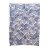 Blue Beni Mrirt Rug - 306 x 210 cm