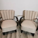 Armchairs by Jindřich Halabala, 1950s, Set of 2