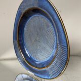 Assiette décorative danoise des années 1960 en grès