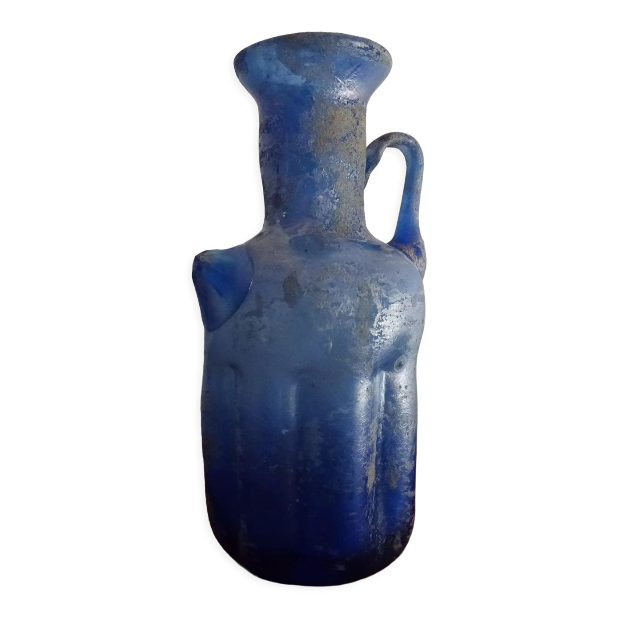 Vase Scavo Seguso Vetri d'Arte iridescent glass Murano 1950