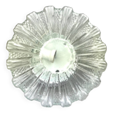 Lampe portugaise à encastrer en verre clair en forme de fleur