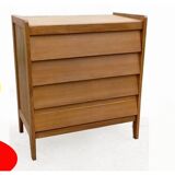 Vintage wooden chest of drawers 1950s