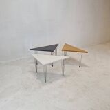 Set of 3 Triangle Tables by Pin-Age, Denmark 1980's