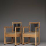 Art Deco Armchairs by Cor Alons for Winterkamp & van Putten, 1920s, Set of