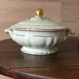 Soupière en porcelaine de Limoges Bernardaud modele louis xv