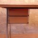 Petit bureau vintage en bois et métal