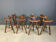 Mid-century brutalist bar stools - set of 8, 1960s