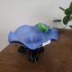 Handcrafted opal glass bowl