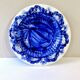 Hand-painted Portuguese ceramic dish, signed, 1993