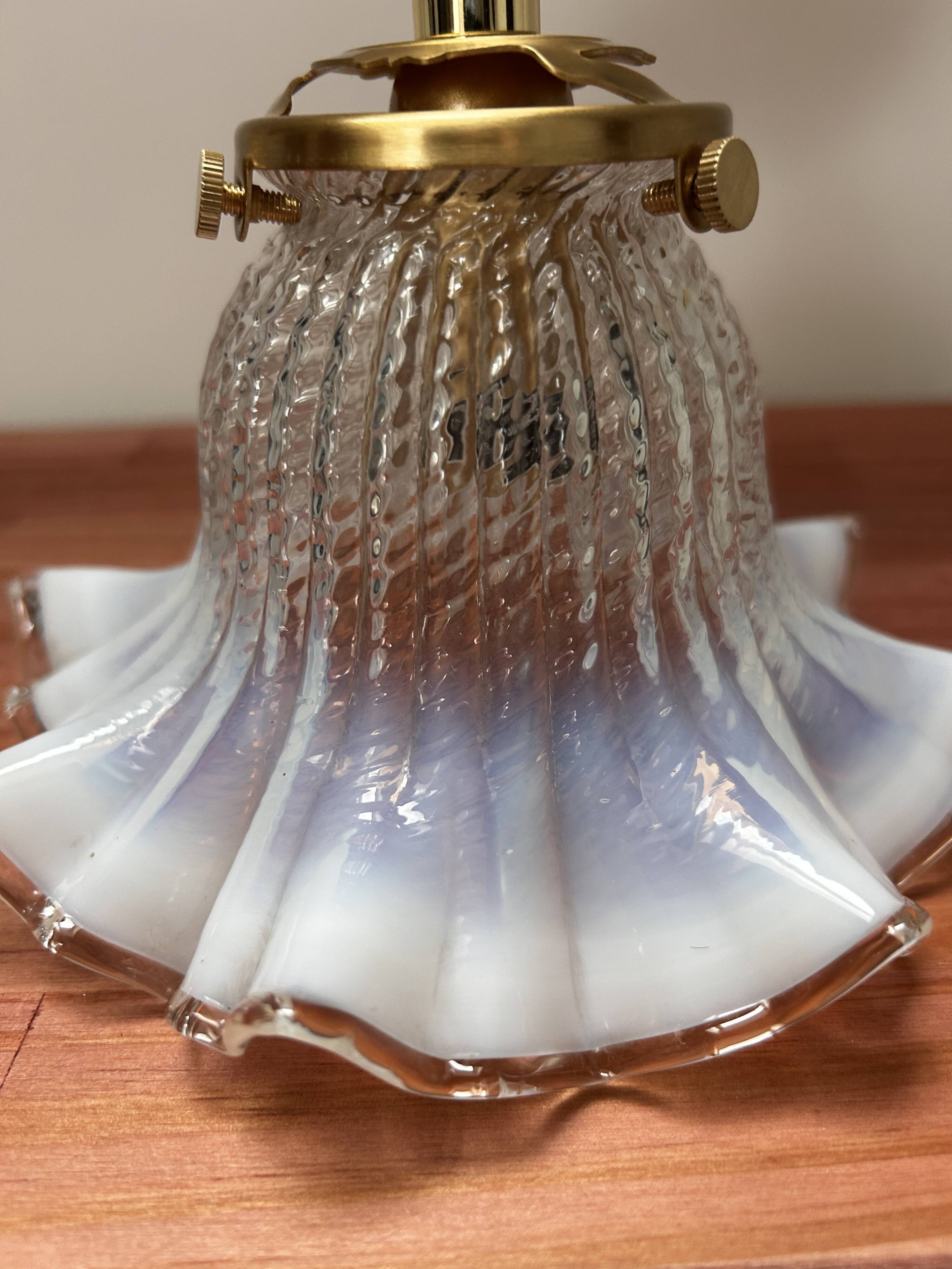 Art Deco tulip wall light