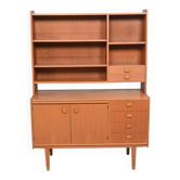 Vintage Scandinavian modular bookshelf in teak - 1960s