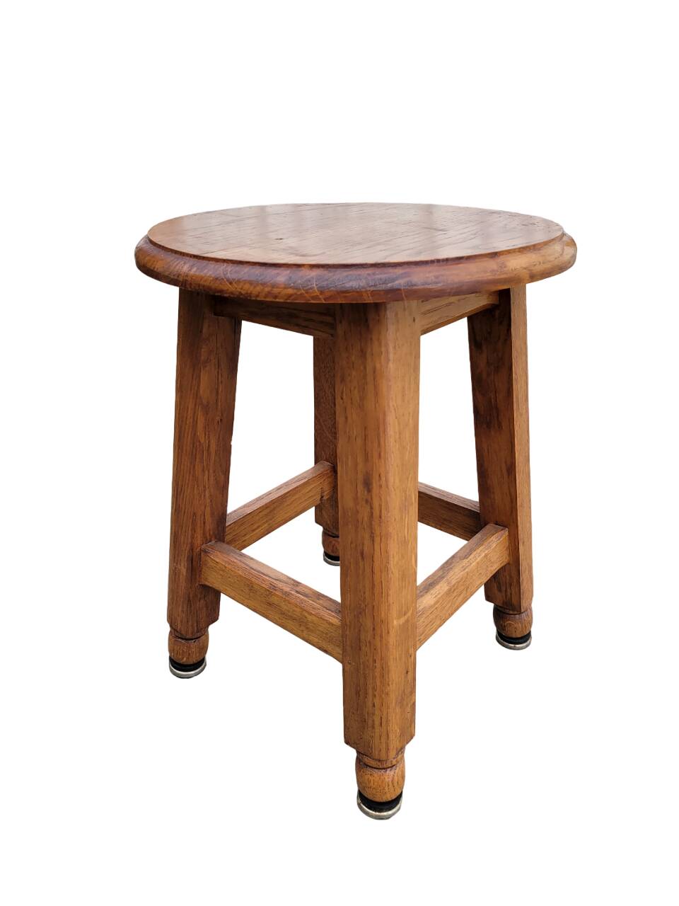 Solid wood farm stool
