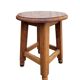 Tabouret de ferme en bois massif