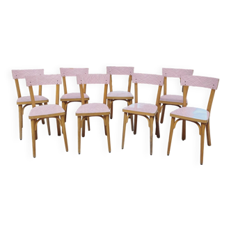 Lot de 8 chaises " Baumann"