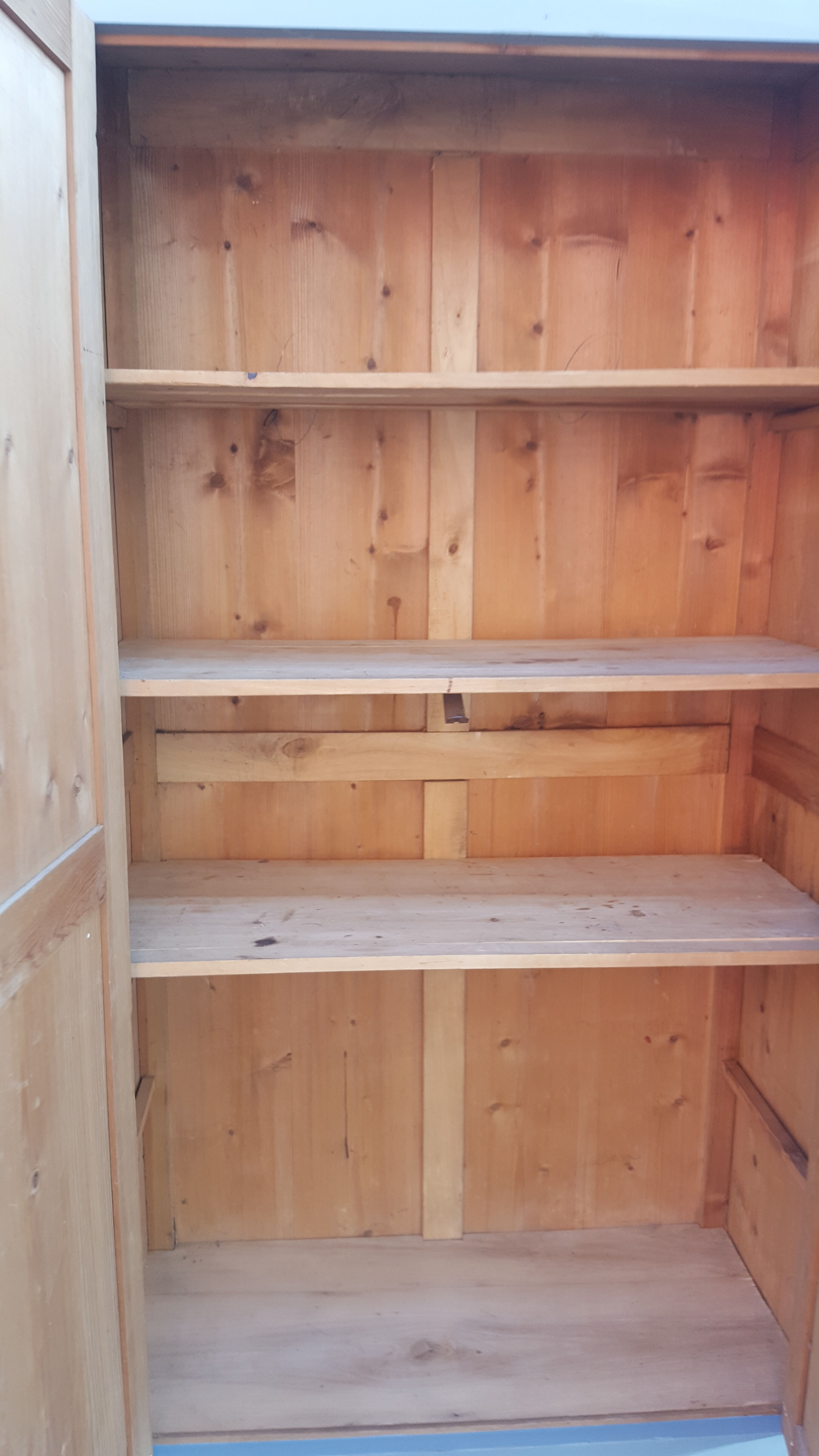 Grey blue Parisian wardrobe