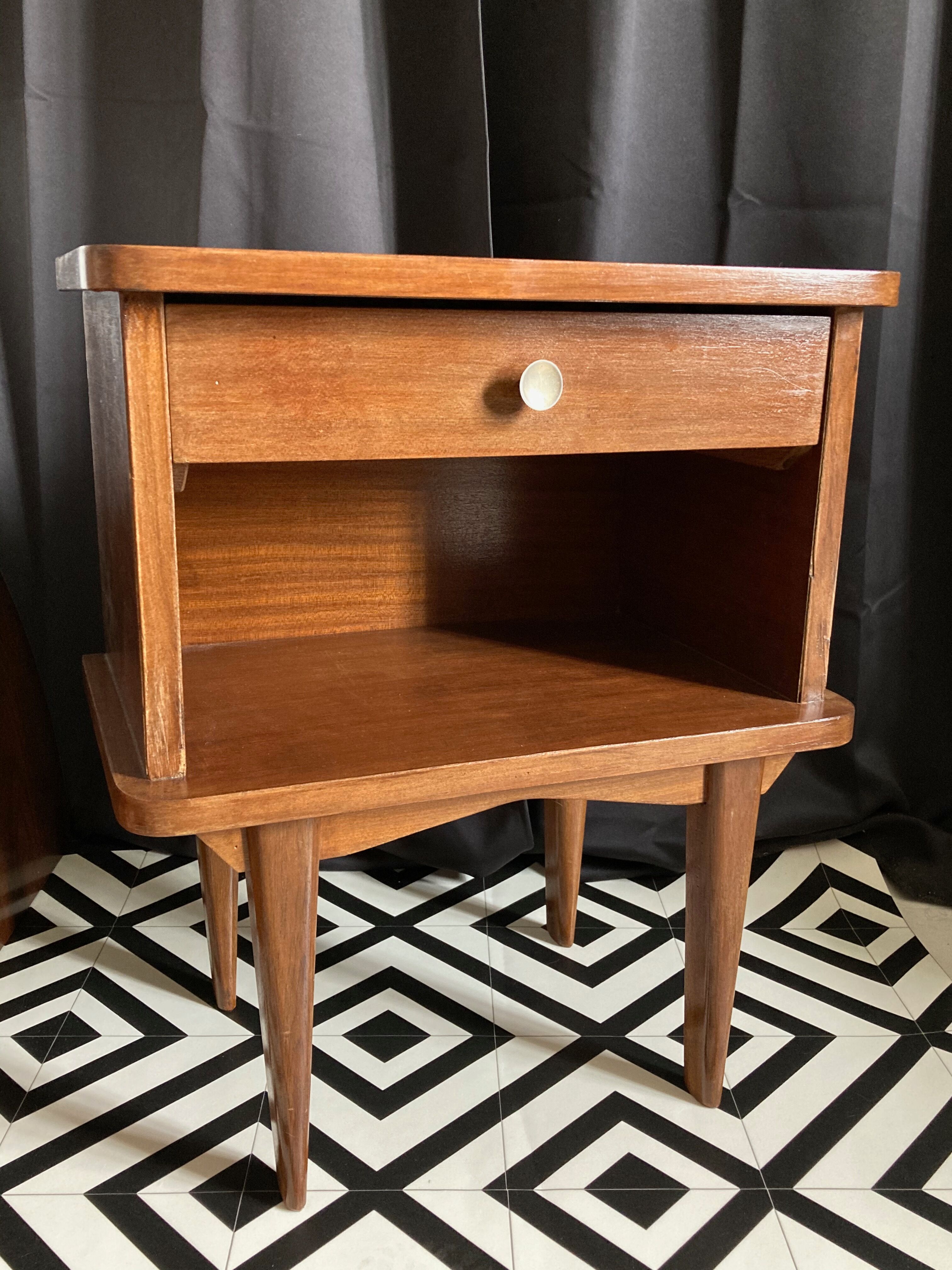 Vintage bedside table