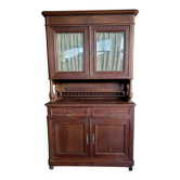 Louis Philippe period two-part sideboard in walnut circa 1830