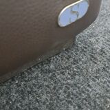 Vintage Swiss 2 seater leather sofa by De Sede model DS 2011