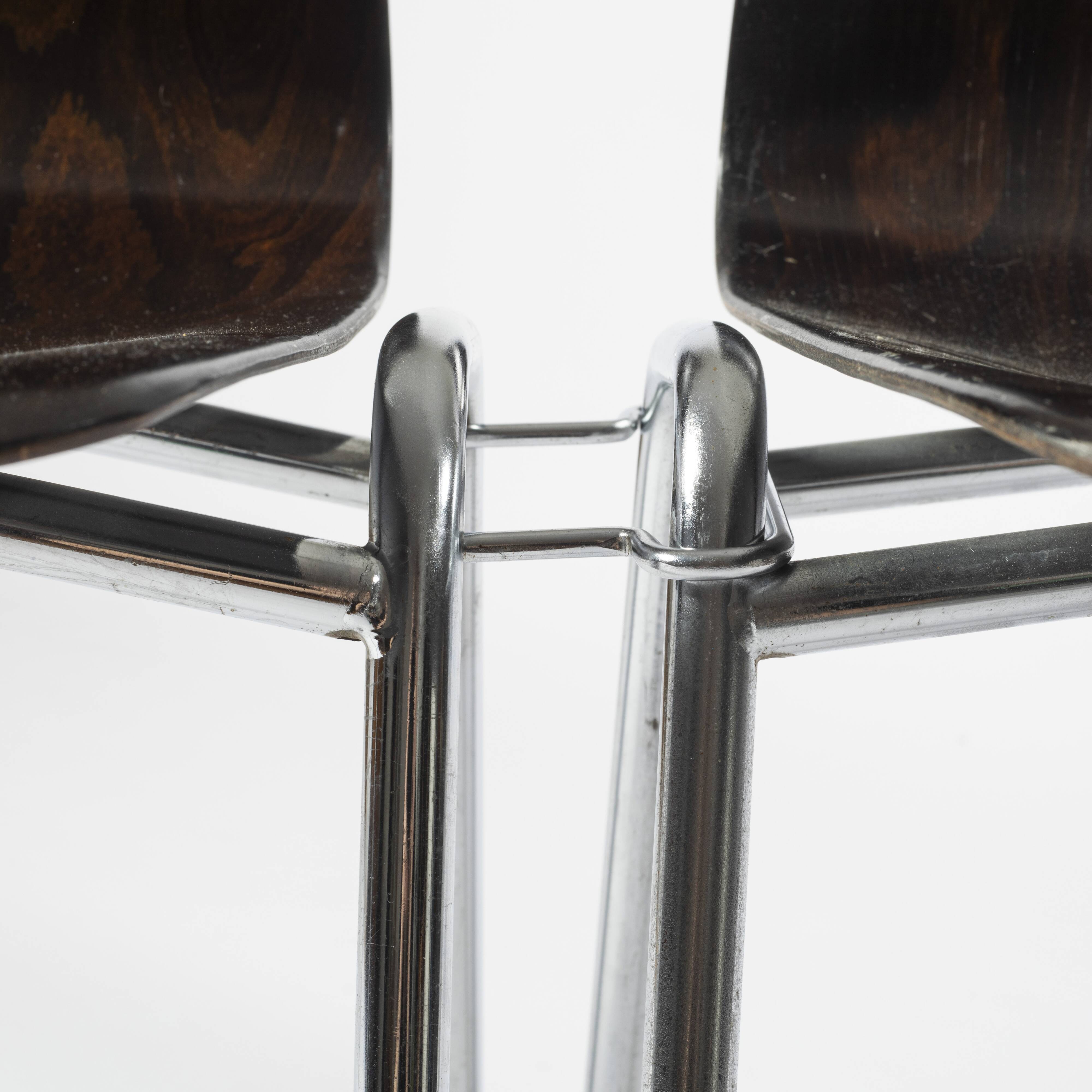 Set of 2 Galvanitas S26 Pagholz chairs, 1960s