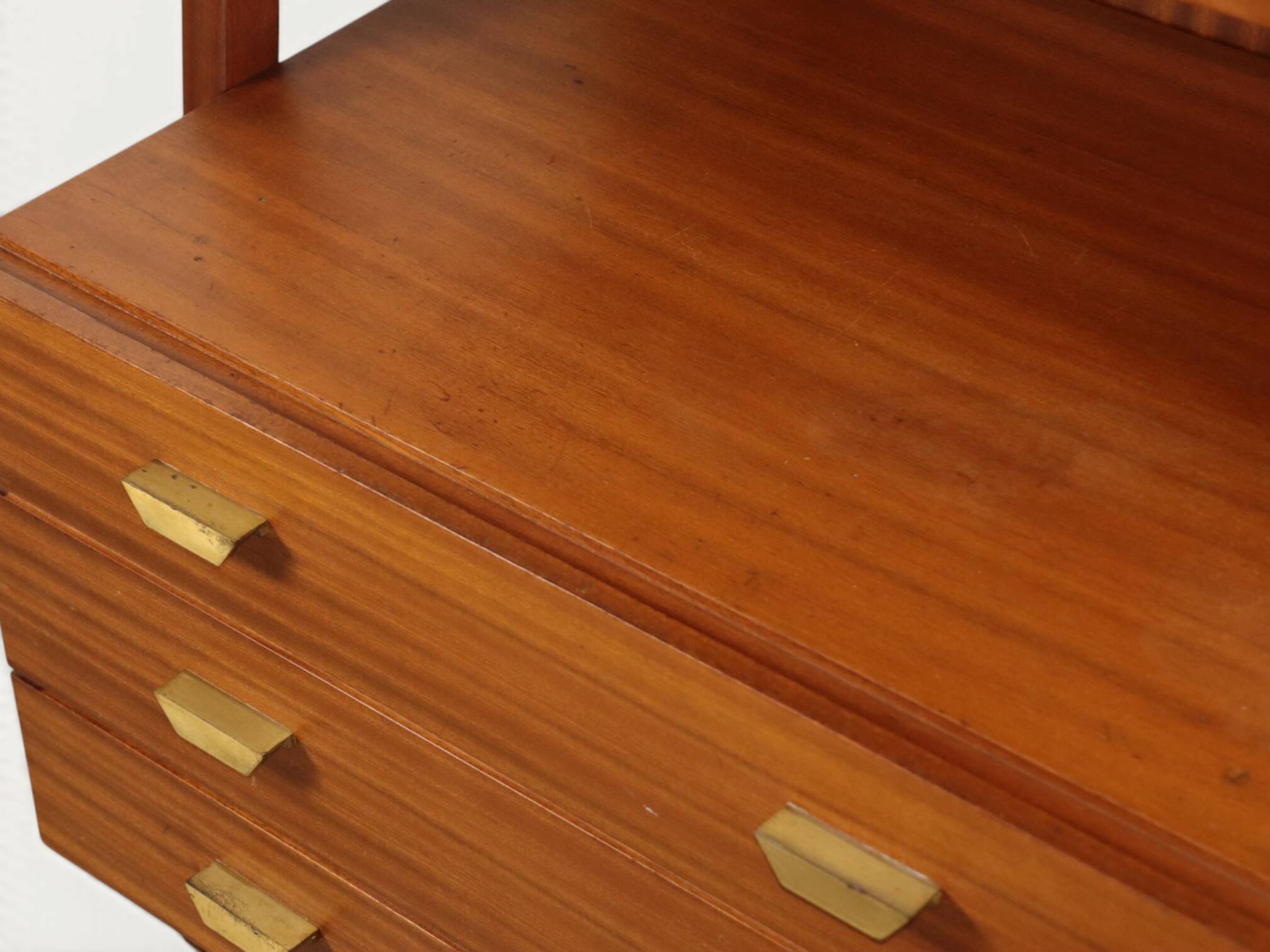 Vintage Italian wooden library - 1960s