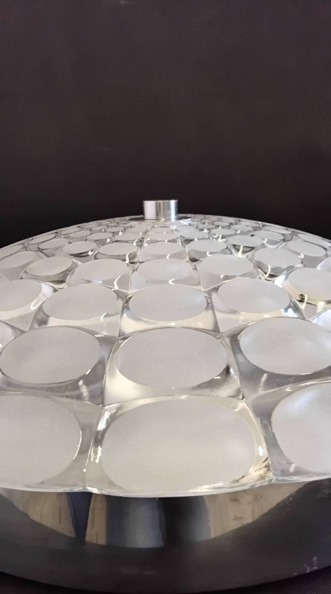 Glass ceiling light Peill & Putzler 1970s