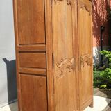 Wardrobe in oak XVIIIth