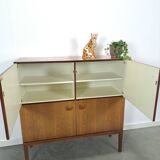 Palissander fineer Palette Möbel kast met 4 vakken en ronde grepen