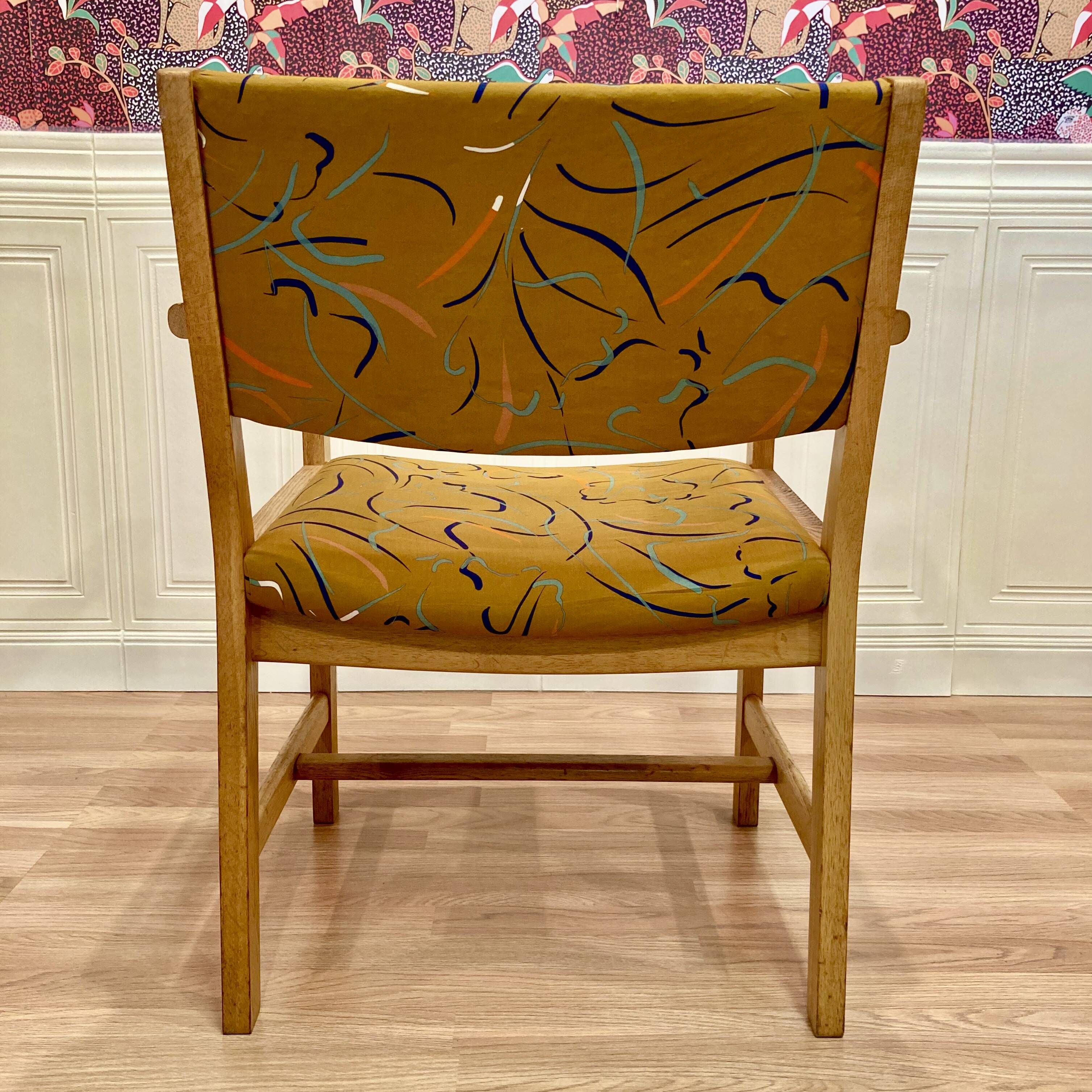 Hans Wegner armchair "Scandinavian design" 1960.