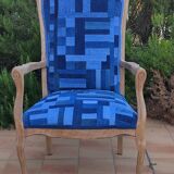 Fauteuil Voltaire restauré