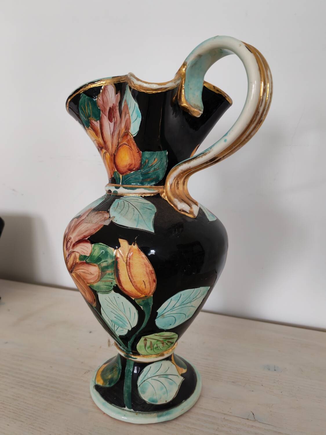 Ceramic carafe Vallauris 1960