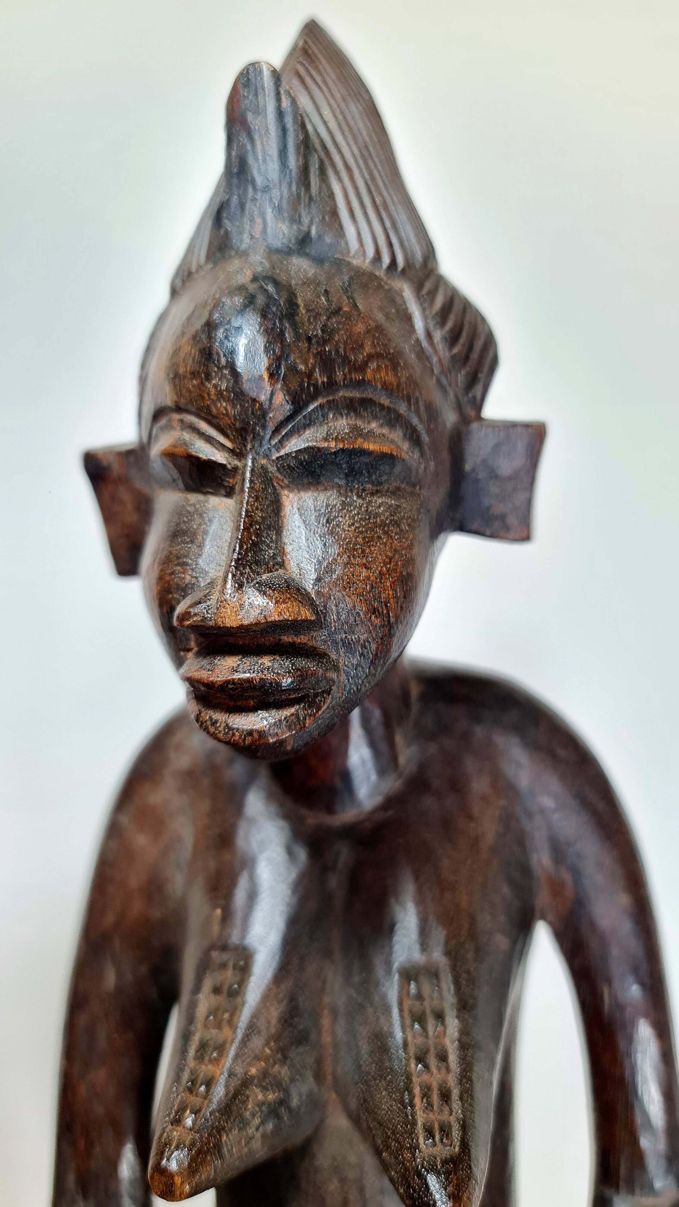 Senufo statue, H: 52 cm