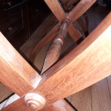 X-footed bedside pair