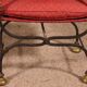 Fauteuil Curule En Fer Forgé Et Bronze