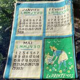 Tea towel calendar 61 years
