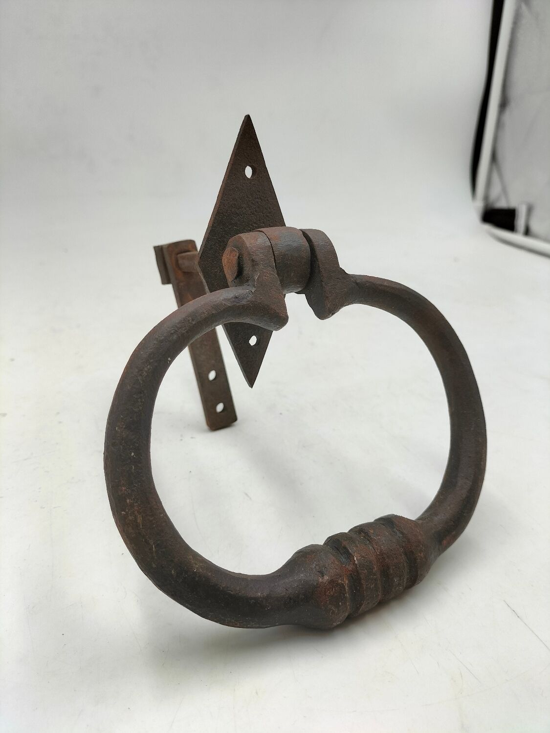 Old wrought iron door knocker