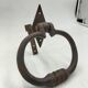 Old wrought iron door knocker
