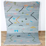 Handmade moroccan berber carpet 208 x 149 cm