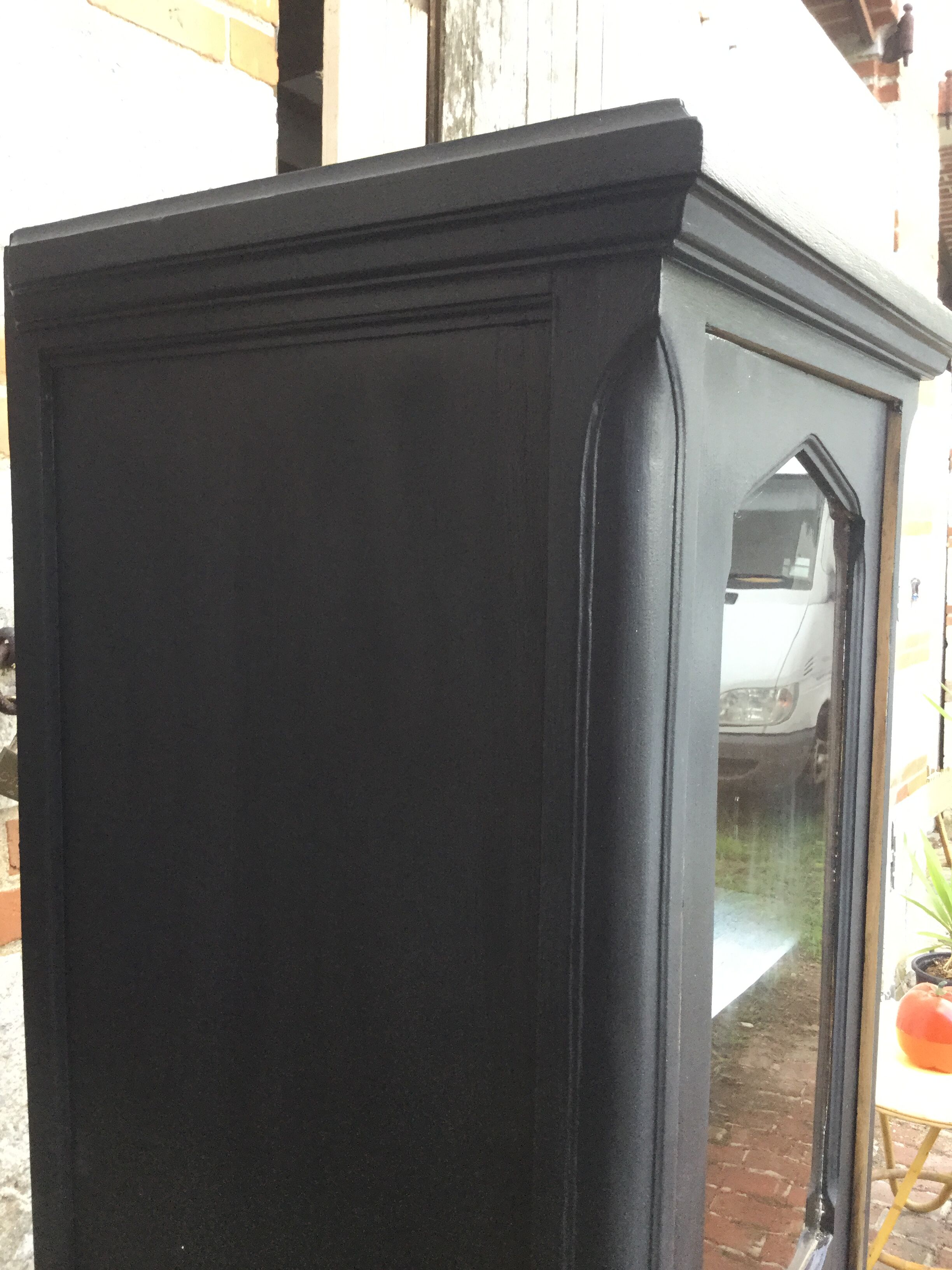 Wardrobe renovated with its key