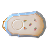 3 old saucers breakfast set porcelain limoges manufacture georges boyer xxth