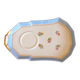 3 old saucers breakfast set porcelain limoges manufacture georges boyer xxth