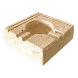 Mannelli fratelli travertine ashtray