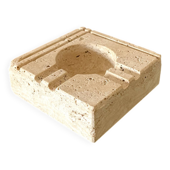 Mannelli fratelli travertine ashtray