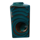 Cubic ceramic vase, Veb Haldensleben, 1960