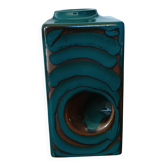 Cubic ceramic vase, Veb Haldensleben, 1960