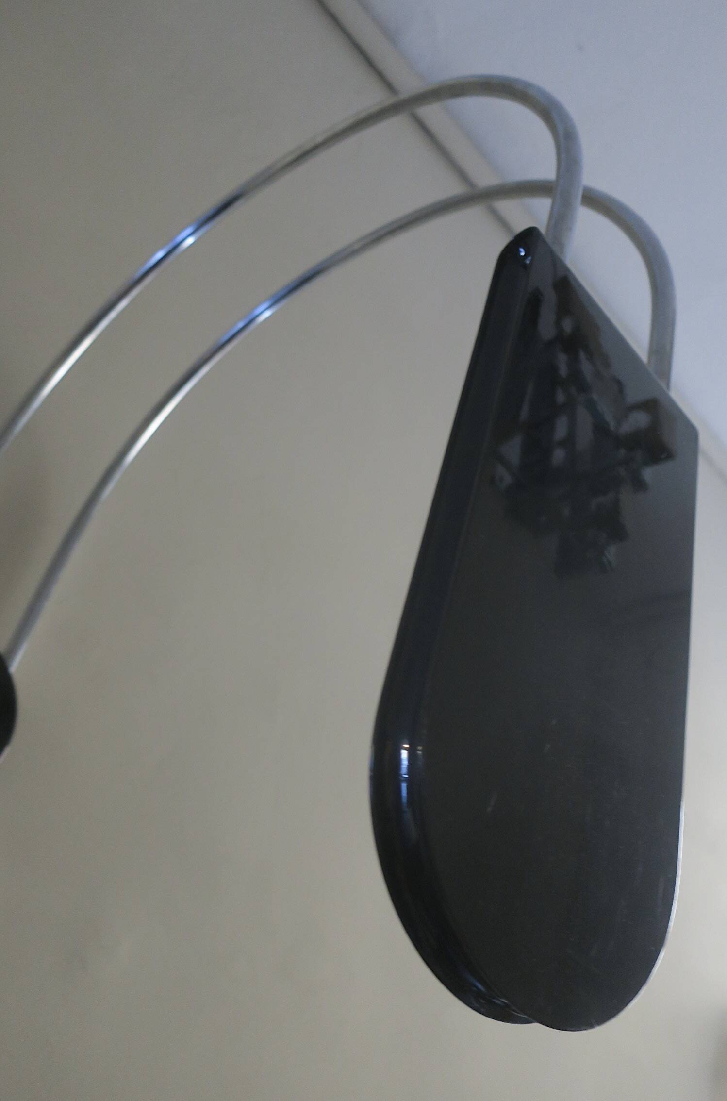 Mid century arc ceiling or wall light by Bruno Gecchelin, Italy 1970s